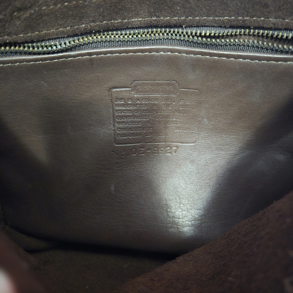 Coach Dark Brown Leather Satchel - Picture 3 of 8
